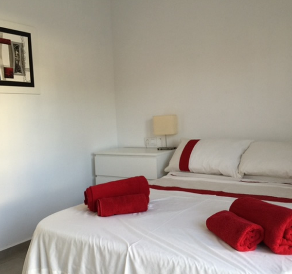 Main bedroom at Villa Olivo